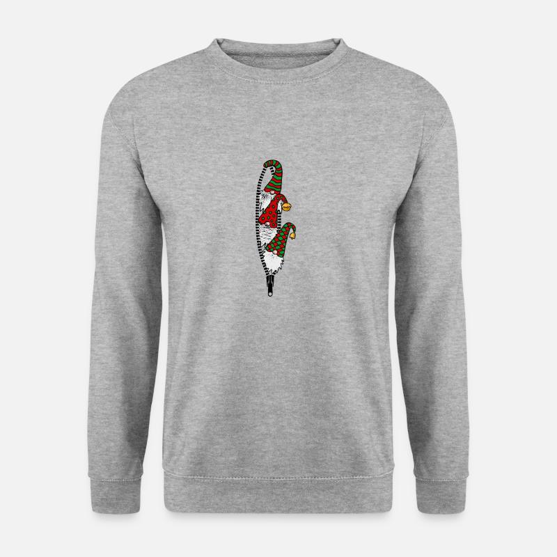 Three Gnomes Holidays Christmas - Unisex Sweatshirt - salt & pepper