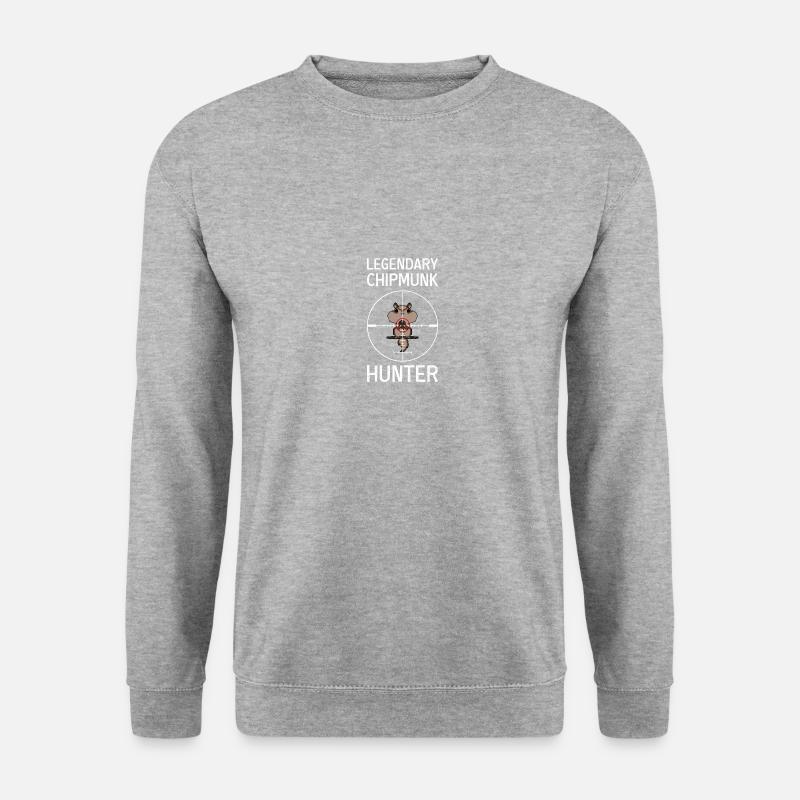 Hunter Squirrel Squirrel Gift - Unisex Sweatshirt - salt & pepper