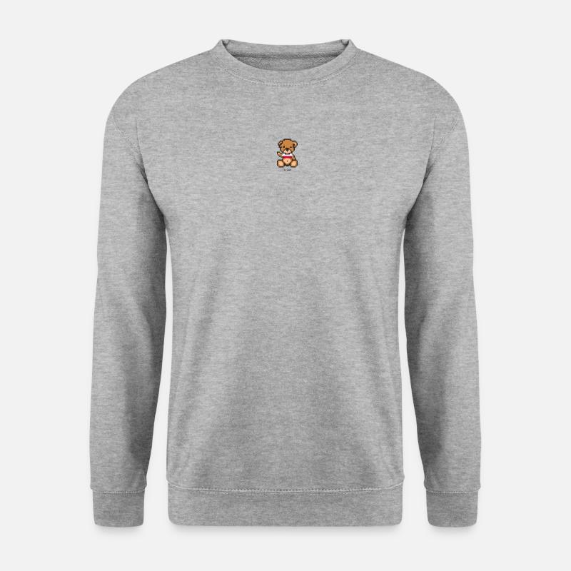 Pixel MiniBear Poland - Unisex Sweatshirt - salt & pepper