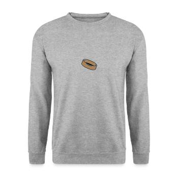 Anneau (2c) - Sweat-shirt Unisexe - gris chiné - Devant - Alina (178cm) & Michal (187cm)