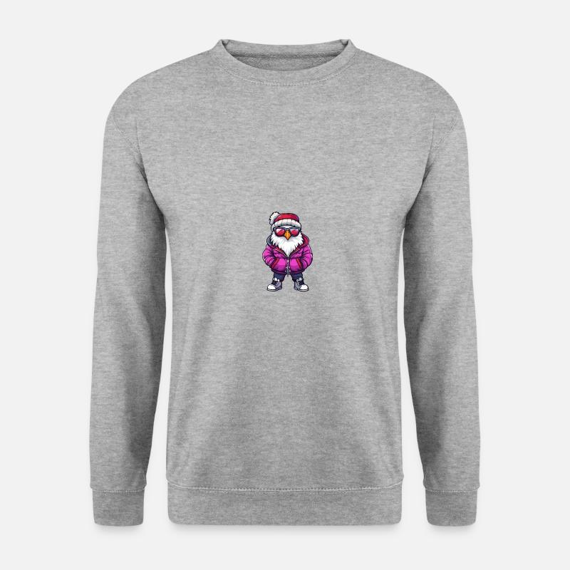 Bande dessinée d’hiver Eagle - Sweat-shirt Unisexe - gris chiné