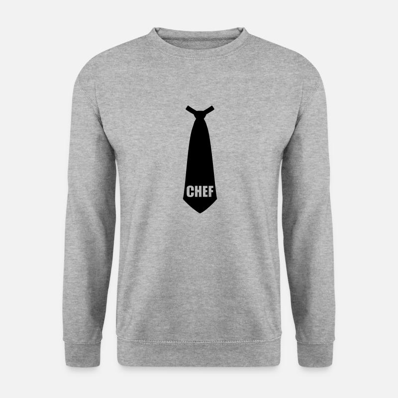 Chef - Unisex Pullover - Weißgrau meliert