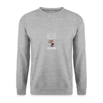 Scotland Bagpipe Bagpipe Musician Gift - Unisex Sweatshirt - salt & pepper - Front - Alina (178cm) & Michal (187cm)