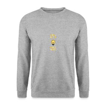 Puis-je obtenir un cadeau d’électricien Watt - Sweat-shirt Unisexe - gris chiné - Devant - Alina (178cm) & Michal (187cm)
