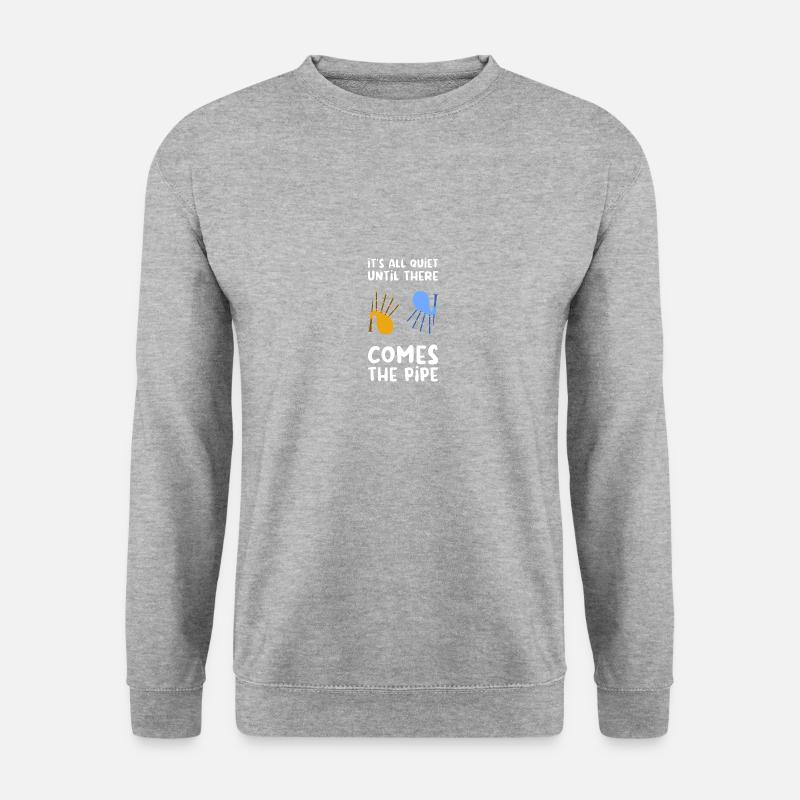 Scottish Bagpipes Celtic Gift - Unisex Sweatshirt - salt & pepper