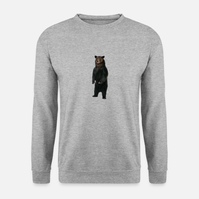 Standing bear - Unisex Sweatshirt - salt & pepper