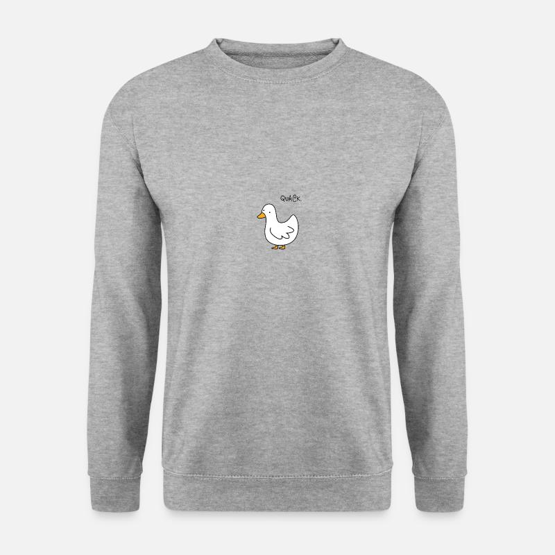 Gans - Unisex Pullover - Weißgrau meliert