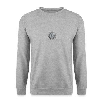 STYLE - Unisex Pullover - Weißgrau meliert - Vorne - Alina (178cm) & Michal (187cm)