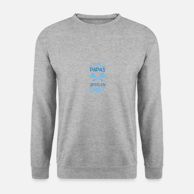 Cool dads playing darts - Unisex Sweatshirt - salt & pepper
