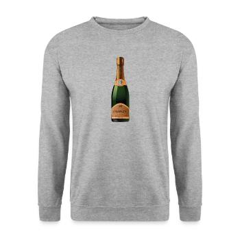 blockedTitle - Unisex Pullover - Weißgrau meliert - Vorne - Alina (178cm) & Michal (187cm)