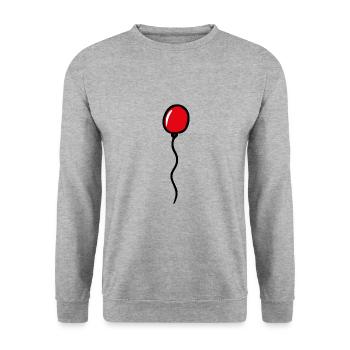 Balloon - Unisex Sweatshirt - salt & pepper - Front - Alina (178cm) & Michal (187cm)