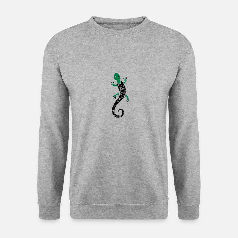 salamander - Unisex Pullover - Weißgrau meliert