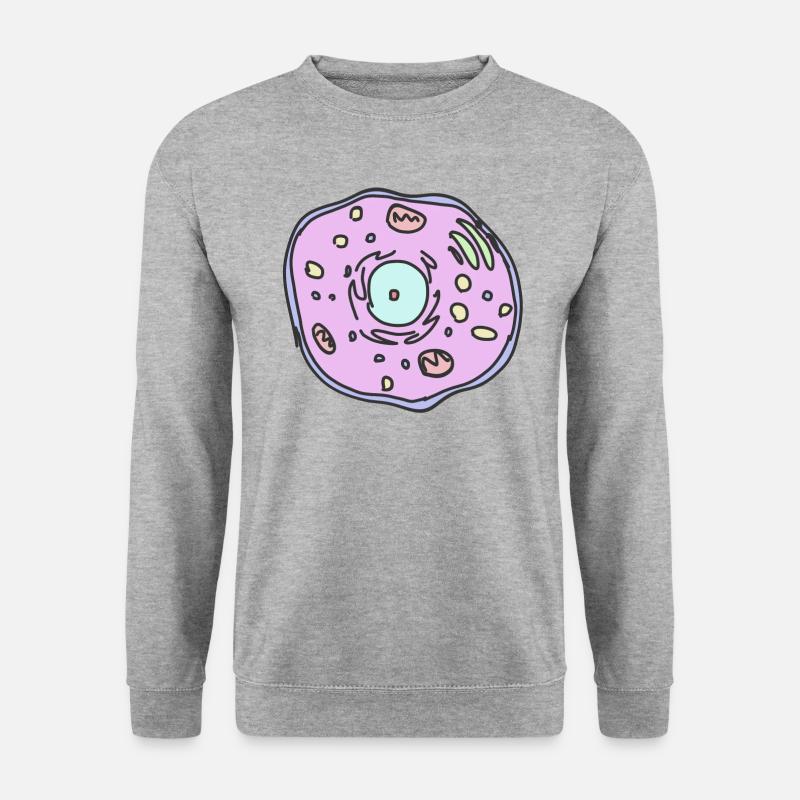 tierische Zelle - Unisex Pullover - Weißgrau meliert