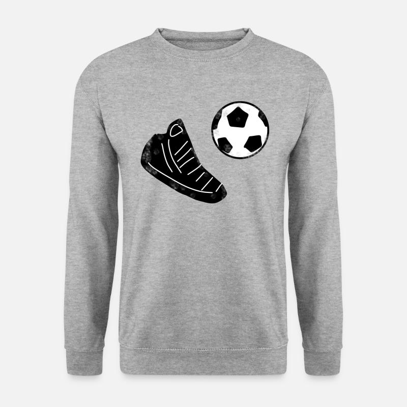 Schuh Sport - Unisex Pullover - Weißgrau meliert