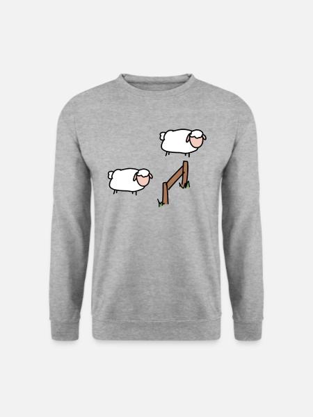 Sheep sleep - Unisex Sweatshirt - salt & pepper