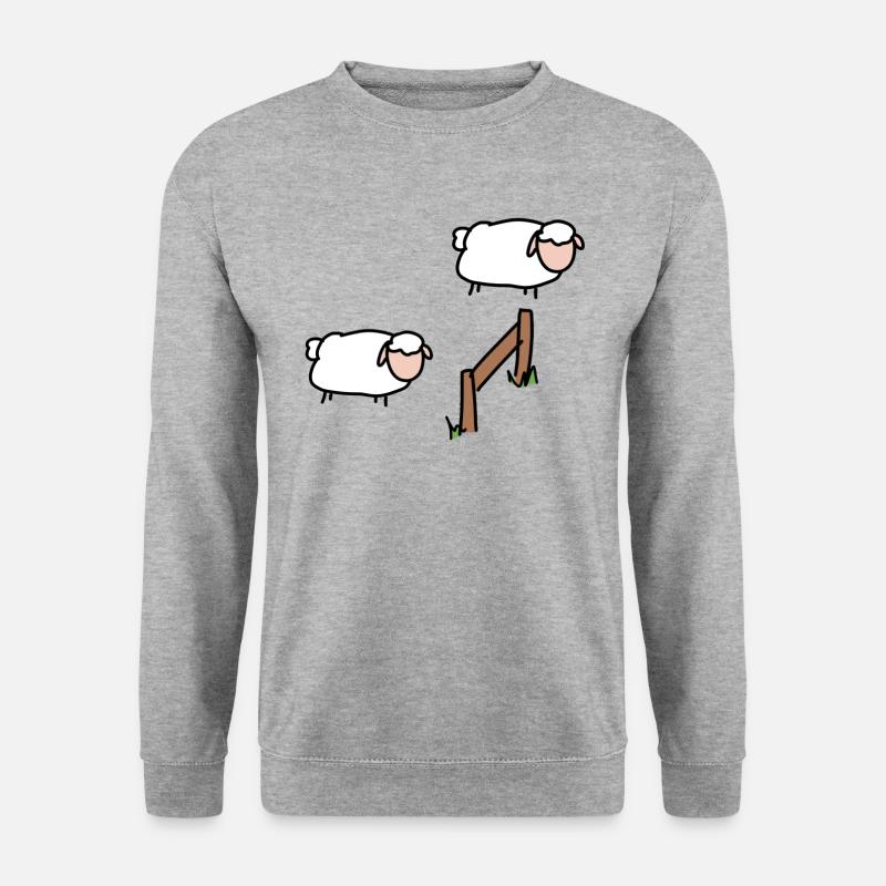 Sheep sleep - Unisex Sweatshirt - salt & pepper