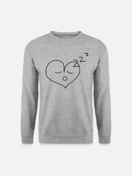 Dormir fatigué - Sweat-shirt Unisexe - gris chiné