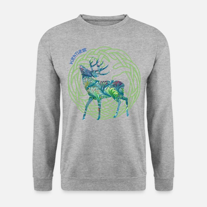 hirsch durathror e 115 - Unisex Sweatshirt - salt & pepper