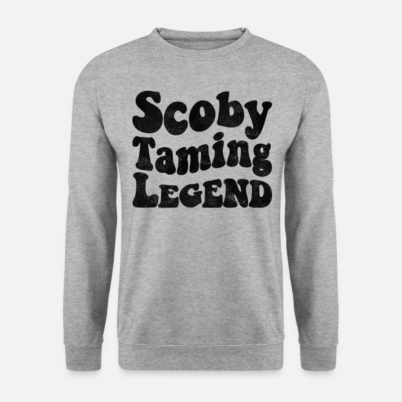 Scoby Taming Legend - Unisex Pullover - Weißgrau meliert