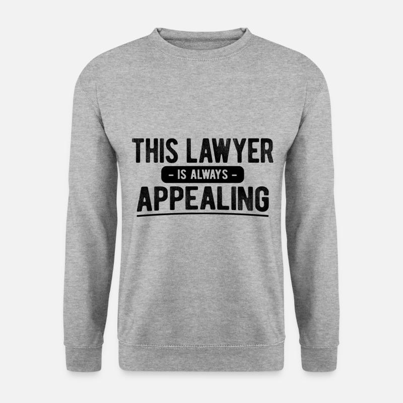 Richter Jurist Anwalt - Unisex Pullover - Weißgrau meliert