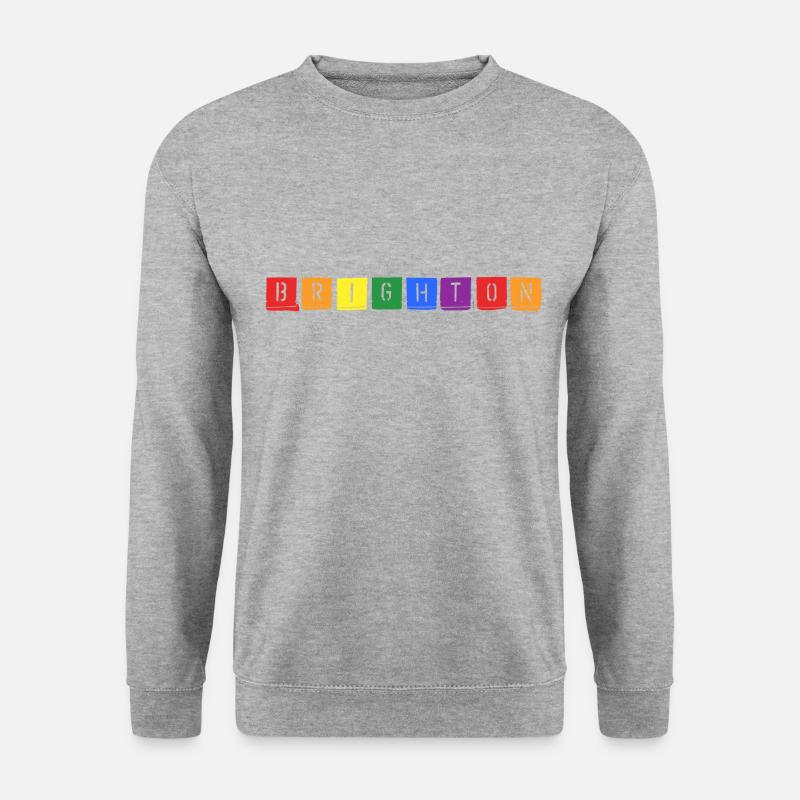 Rainbow Brighton! - Unisex Sweatshirt - salt & pepper