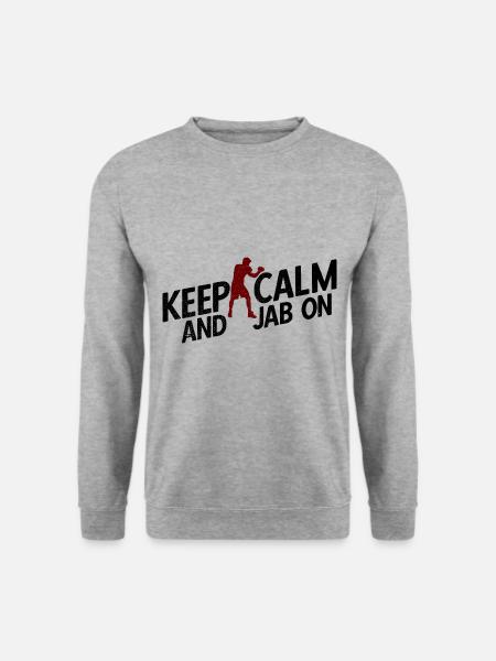 Boxsport Boxing - Unisex Pullover - Weißgrau meliert
