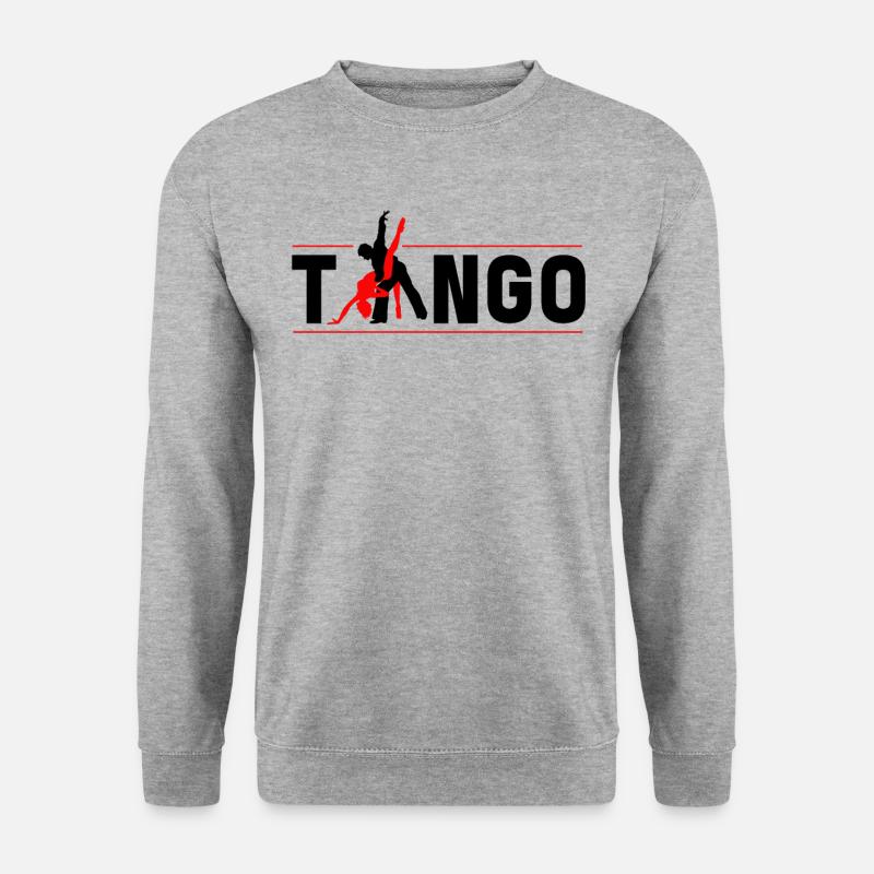 Tango - Unisex Pullover - Weißgrau meliert