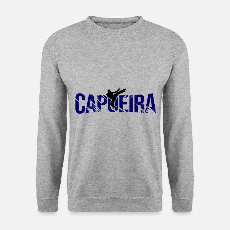 Capoeira - Unisex Pullover - Weißgrau meliert