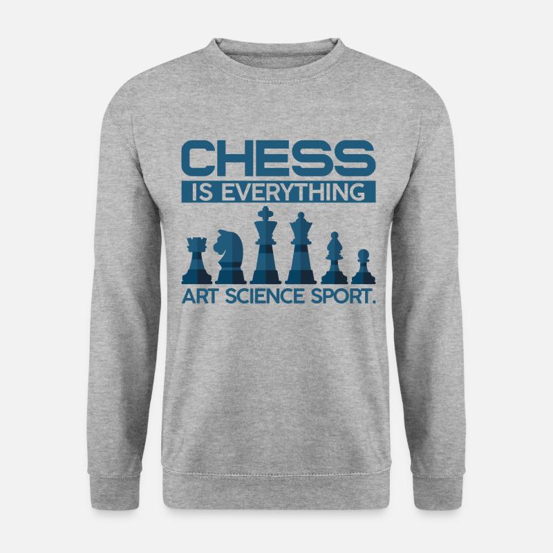 Art Science Chess - Unisex Sweatshirt - salt & pepper