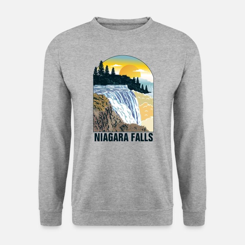 niagara falls - Unisex Sweatshirt - salt & pepper