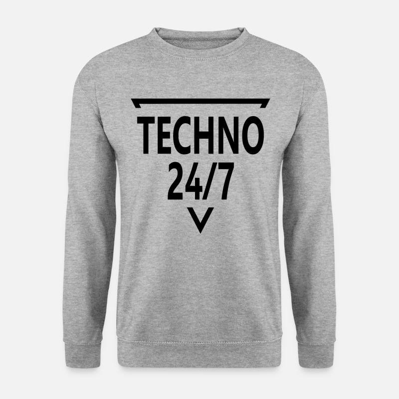 Techno - techno music - Unisex Sweatshirt - salt & pepper