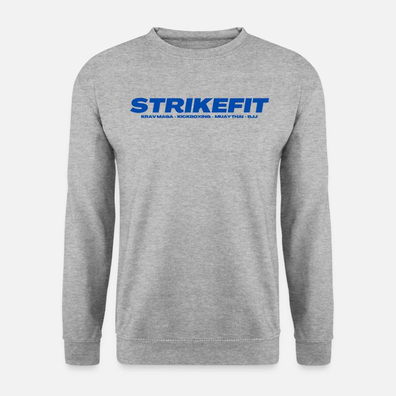 STRIKEFIT BLACK 2000 2000 px 5000 5000 px 2 - Unisex Pullover - Weißgrau meliert