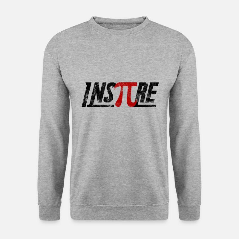 Mathematik - Inspire - Unisex Pullover - Weißgrau meliert