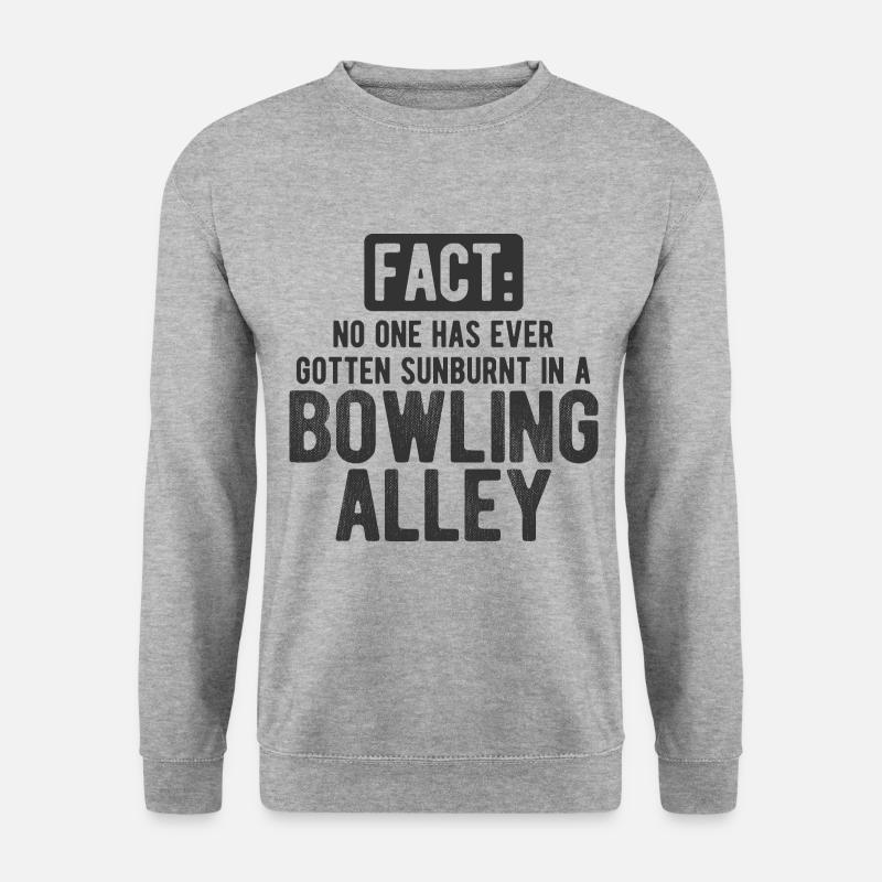 Bowling - Unisex Pullover - Weißgrau meliert
