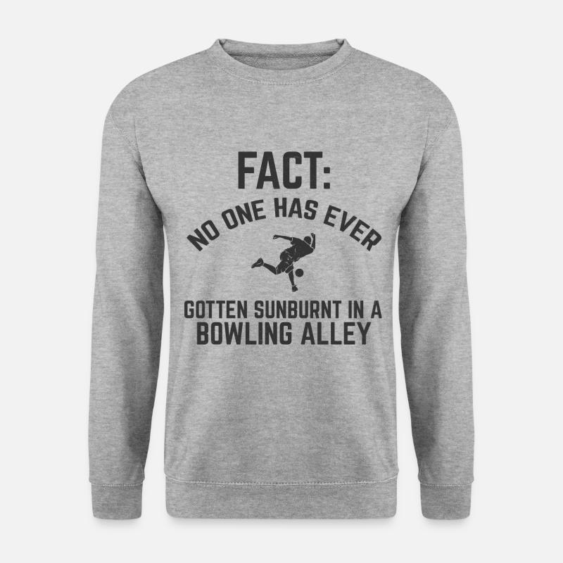 Bowling - Unisex Pullover - Weißgrau meliert