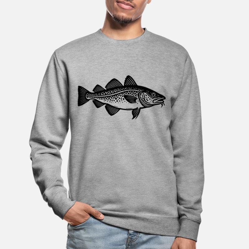 Target Fish Cod - Fish - Angler Gift Unisex Sweatshirt