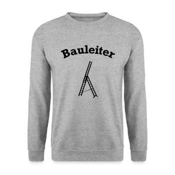 Bauleiter Baustelle Baustellen lustig - Unisex Pullover - Weißgrau meliert - Vorne - Alina (178cm) & Michal (187cm)