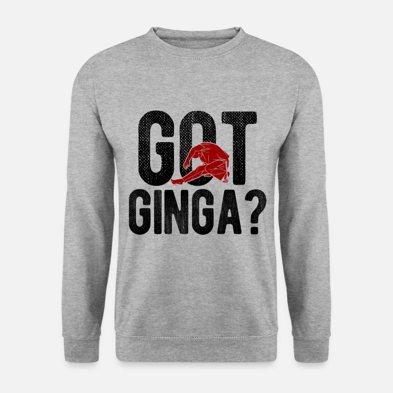 Capoeira - Unisex Pullover - Weißgrau meliert