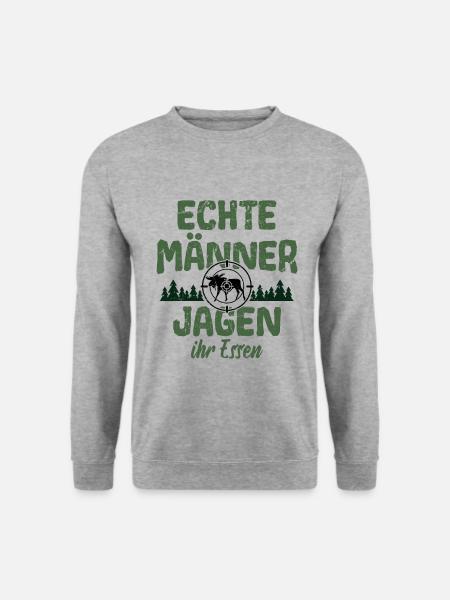 Jäger Jäger Jagd - Unisex Pullover - Weißgrau meliert