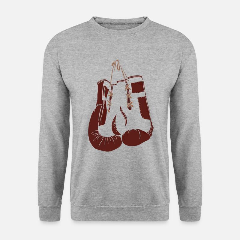 Boxsport Boxing - Unisex Pullover - Weißgrau meliert