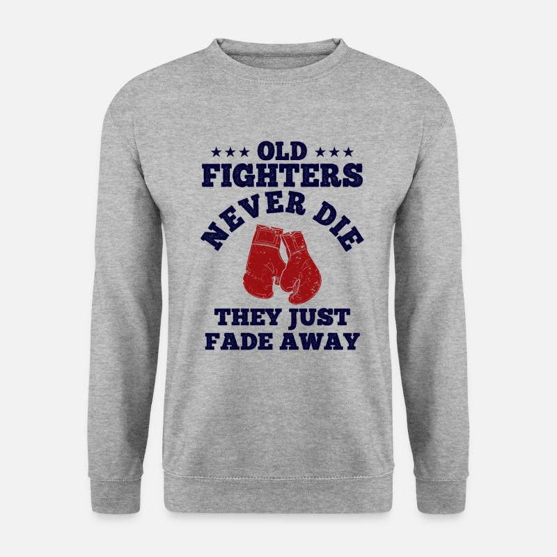 Boxsport Boxing - Unisex Pullover - Weißgrau meliert