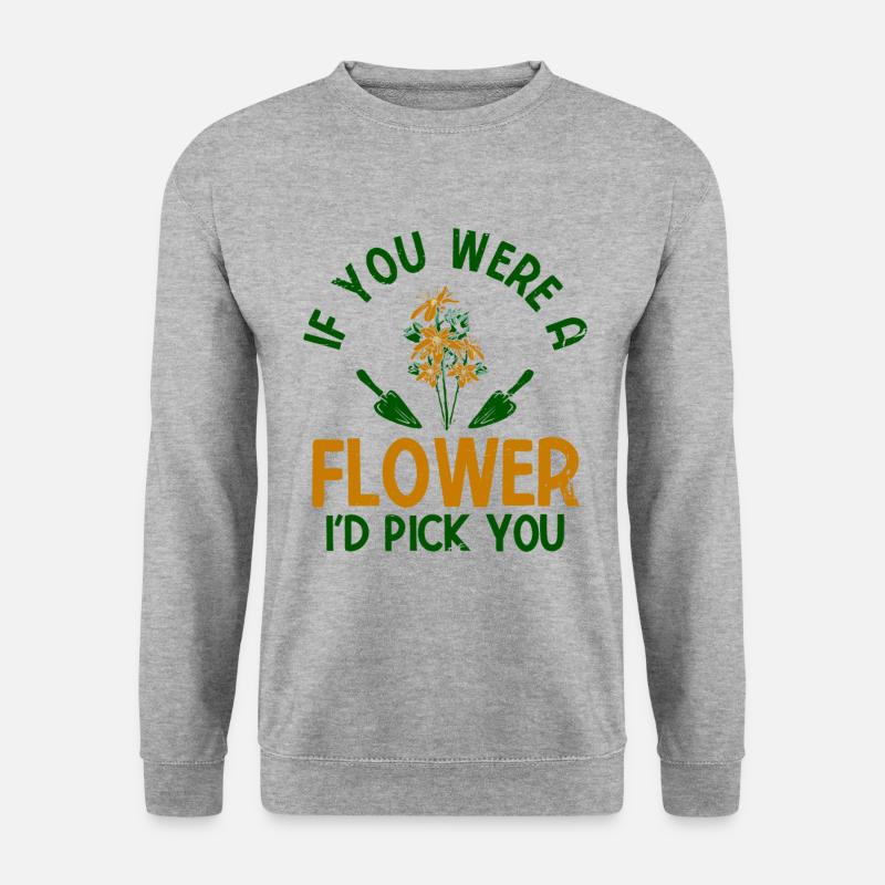 Landschaftsgärtner Hobbygärtner Gärtner - Unisex Pullover - Weißgrau meliert