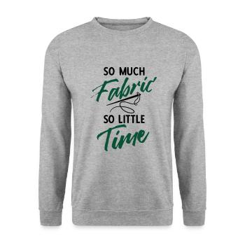 Nähen Und Schneidern Für Näher - Unisex Pullover - Weißgrau meliert - Vorne - Alina (178cm) & Michal (187cm)