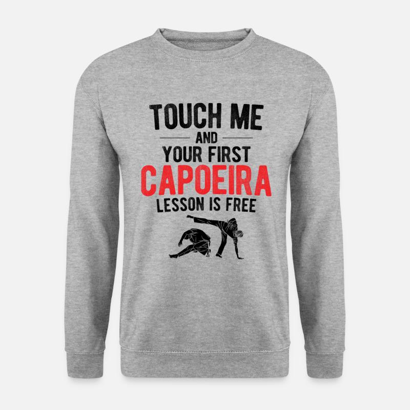 Capoeira - Unisex Pullover - Weißgrau meliert
