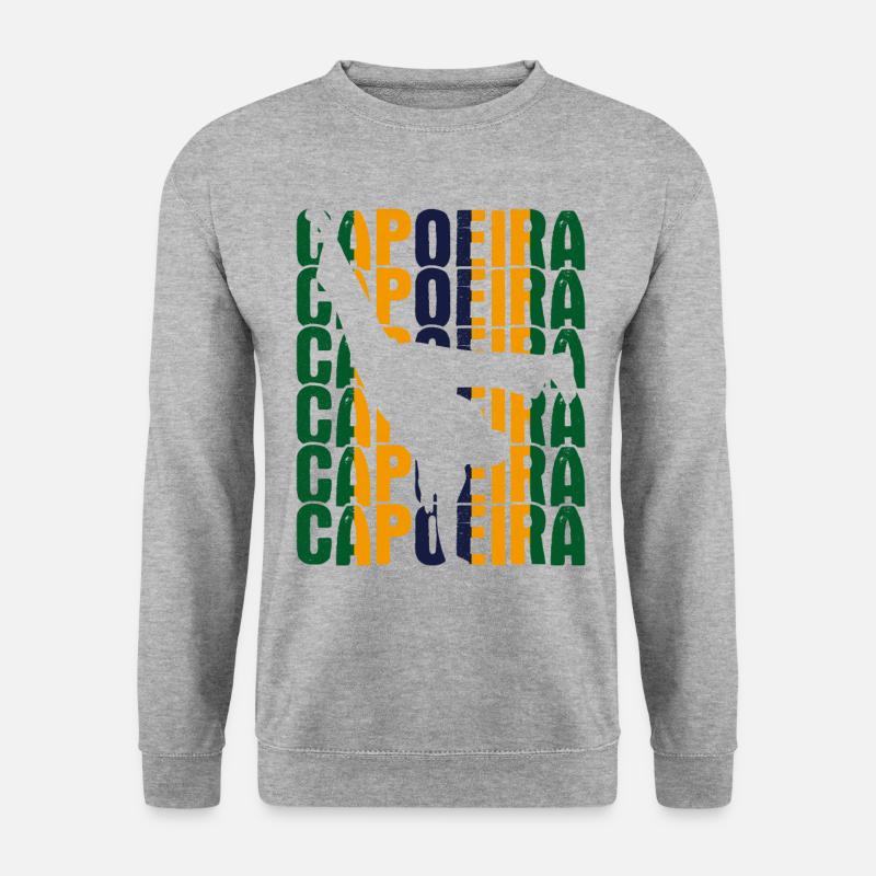 Capoeira - Unisex Pullover - Weißgrau meliert