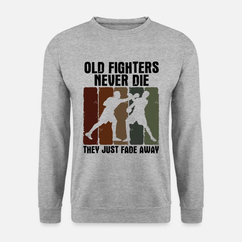Boxsport Boxing - Unisex Pullover - Weißgrau meliert