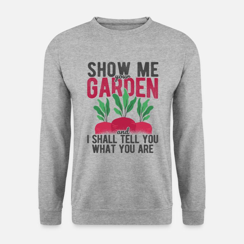 Landschaftsgärtner Hobbygärtner Gärtner - Unisex Pullover - Weißgrau meliert