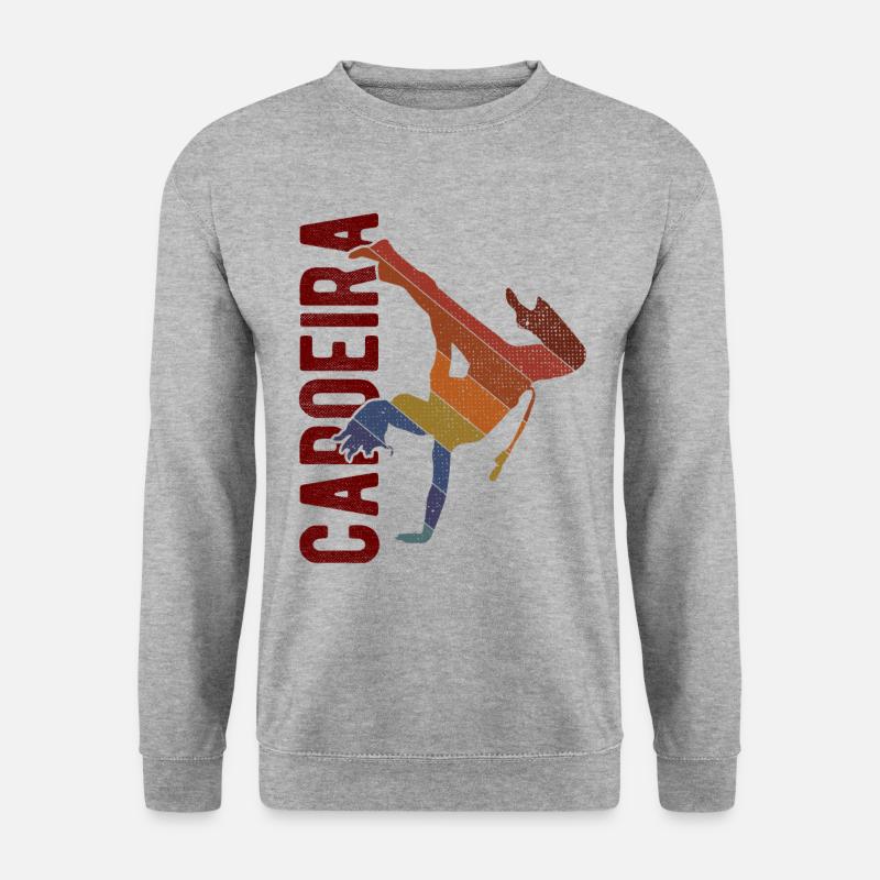 Capoeira - Unisex Pullover - Weißgrau meliert