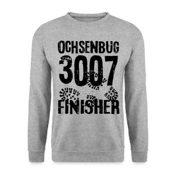 Ochsenbug 3007 Hohe Tauern Venediger Gruppe Tirol - Unisex Pullover - Weißgrau meliert - Vorne - Alina (178cm) & Michal (187cm)
