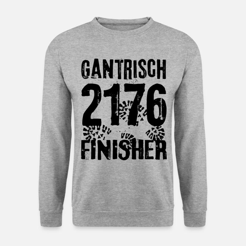 Gantrisch Klettersteig Berner Oberland Bergsteigen - Unisex Pullover - Weißgrau meliert